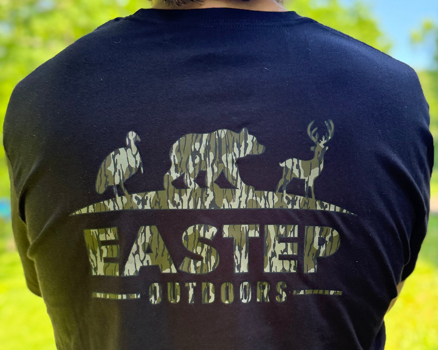 Blackout Mossy Oak Bottomland Tee